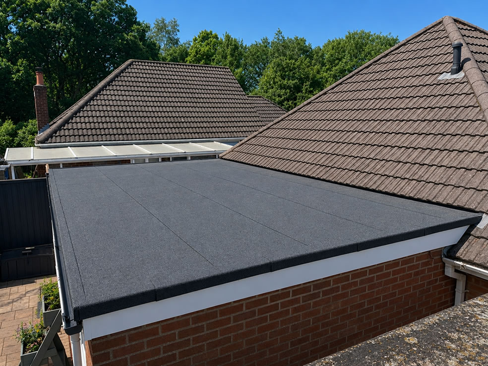 Flat felt roofing - felt roof installation